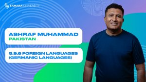 Ashraf Muhammad – 5.9.6 Foreign Languages (Germanic Languages)
