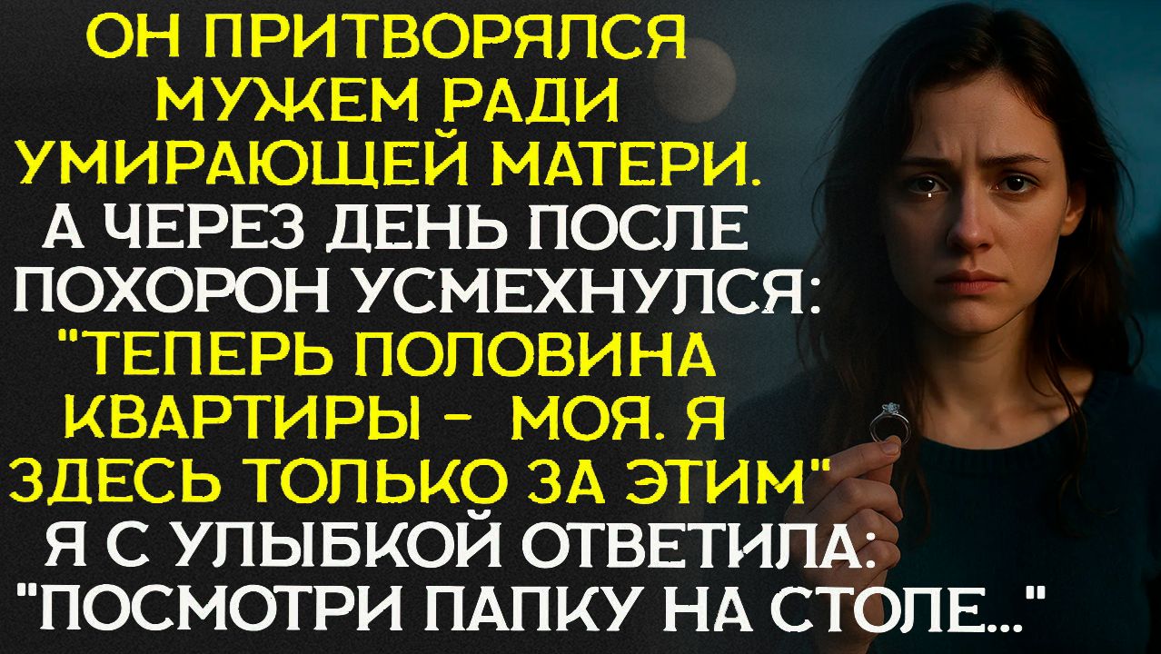 Притворялся МУЖЕМ для УМИРАЮЩЕЙ, чтобы получить КВАРТИРУ — но ошибся с... Слушать аудиорассказы