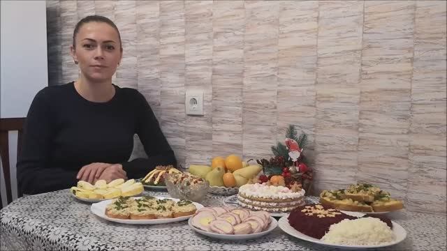 Новогодний стол из ДОСТУПНЫХ ПРОДУКТОВ. Приготовила за 1 ДЕНЬ!!! смотреть онлайн