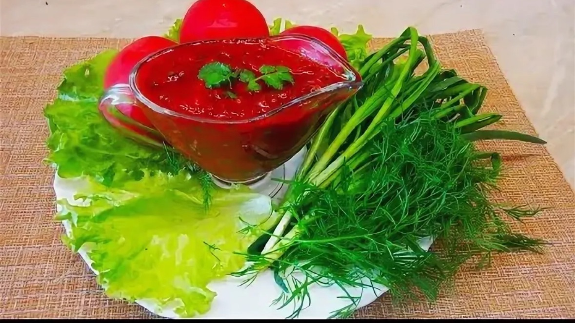 Соус для шашлыка. Очень ароматный и вкусный. смотреть онлайн