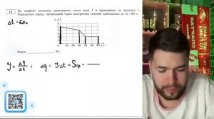 На графике показана зависимость силы тока I в проводнике от времени t. Определите заряд - №21243