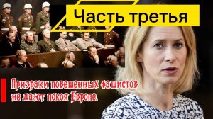 Призраки фашистов не дают покоя Европе уже 80 лет. Часть Третья.