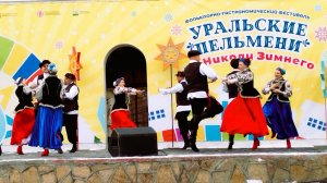 Русский народный танец на празднике Никола Зимний.