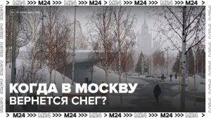 Снег и морозы вернутся в Москву в предновогоднюю неделю - Москва 24