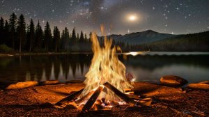 ✨ ДУШЕВНАЯ УСПОКАИВАЮЩАЯ МУЗЫКА ДЛЯ СНА 🎵 РАССЛАБЛЯЮЩАЯ МУЗЫКА ДЛЯ МЕДИТАЦИИ НА БЕРЕГУ У КОСТРА