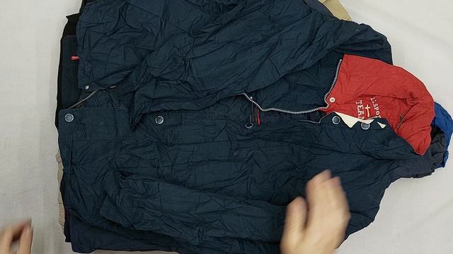 Ветровки мужские  секонд оптом 4 пак