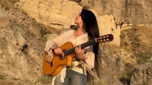 Красивая игра на гитаре.