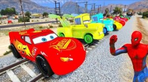 🚗 Человек-паук Маккуин против Мак Трака, Круз Рамирес может остановить поезд