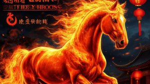 Огненная лошадь.Новый год .