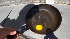 Пожарили яичницу на солнце. Астрахань жара