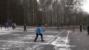 Новый теннисный корт