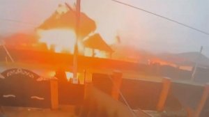 От дома остались щепки: момент мощного взрыва газа в Белгородской области