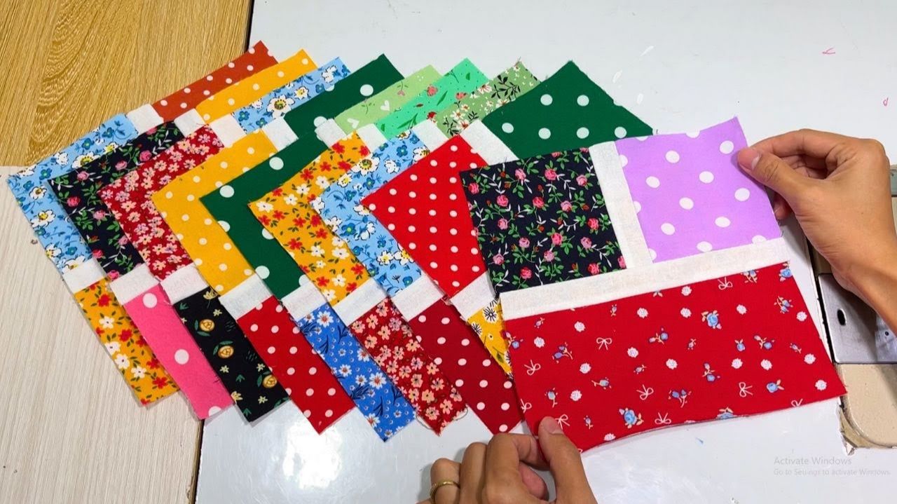 2 простые и быстрые идеи для лоскутного одеяла, которые стоит попробовать каждому! ✨ смотреть онлайн