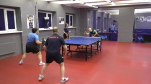 Чирков/Федосеева (1101) - Фролов/Озерова (836) 14.12 Парный турнир по настольному теннису СПб