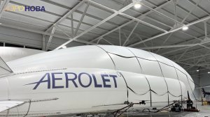 Компания АЭРОНОВА продолжает работу на аэродроме с гибридным беспилотным дирижаблем АЭРОЛЁ-01