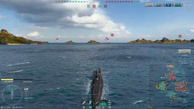 Мир кораблей. Подводная лодка Archerfish. Получил из серебряного ларца! Обзор и тест на пригодность