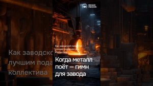 Когда металл поёт: гимн-сюрприз для рабочих завода (Корпоративная песня на заказ)