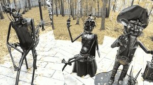 Забавно! Баба Яга, Леший и Пират в Манин Парке!😂