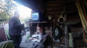 Деревенские посиделки, варим уху, настройка ТВ на природе!