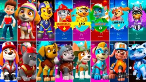 Мультики для Детей Щенячий Патруль Tiles Hop - РАЙДЕР, СКАЙ, ГОНЩИК, МАРШАЛЛ