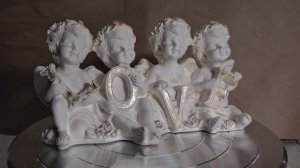 4 ангелочка. Статуэтка. Гипс. / НеМонэ, (nemone).