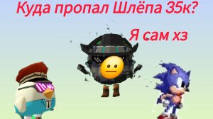 Куда пропал Шлёпа 35к в чг?