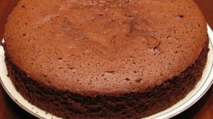 Шоколадно-шифоновый бисквит