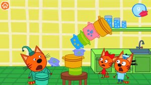 Три Кота | Котята на Кухне Затеяли Веселую Игру с Кастрюлями | Три Кота Смотреть