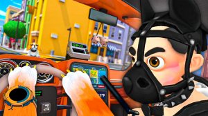 КОТ ЗА РУЛЕМ ТАКСИ СО СТРАННЫМИ КЛИЕНТАМИ 🐈 в TAXI DRIVER VR