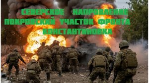 Новости СВО Сегодня-Северское Напровление  Покровский Участок Фронта  Константиновка