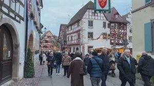 Франция🇫🇷[4К] Новогодний Eguisheim 🔥🔥🔥 3.12.2025
