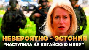 Невероятно - Эстония наступила на "китайскую мину"