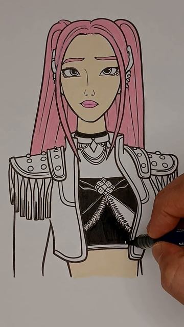 ✨️Coloring ✨️ #coloring #art #kpop #shorts