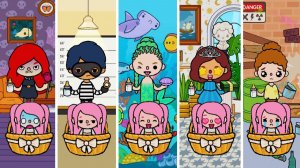 ПЯТЕРНЯШЕК РАЗДЕЛИЛИ ПРИ РОЖДЕНИИ #tocalifeworld #tocaboca