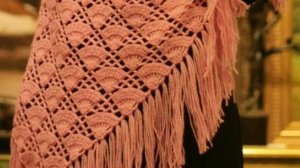 МК Узор для шали крючком