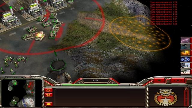 Command and Conquer - Generals Zero Hour Прохождение #12 ("2К" ФИНАЛ Сокрушил всех даже себя!)