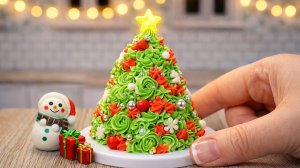 Невероятно красивый мини торт ЕЛКА! 🎄Новогодний мини торт 😍 Мини Кухня