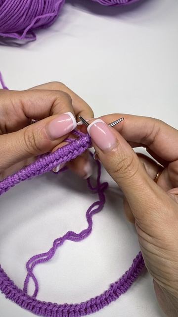 Соединение вязания в круг