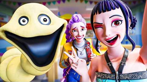 Руми и голодный червь в школе. Охотники на демонов смотреть онлайн