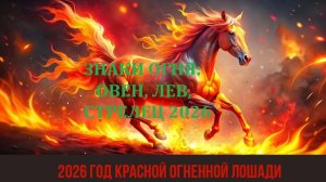 🌺 2026 ГОД. ОВЕН, ЛЕВ, СТРЕЛЕЦ! ТАРО РАСКЛАД🌺