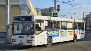 Автобус Mercedes-Benz O405N (АВ 901 22). Покатушки по Барнаулу / Ride on the Mercedes-Benz O405N bus