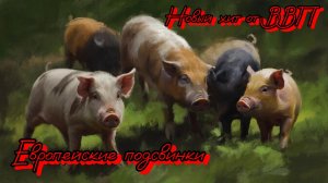 #Европейские подсвинки #European piggies музыкальный Хит 2025😂😂😂