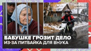 В Астрахани возбуждено уголовное дело против бабушки, которая подарила внуку питбайк — Москва 24
