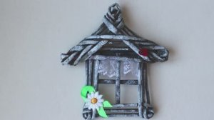 Домик из газетных трубочек. Delki. ru