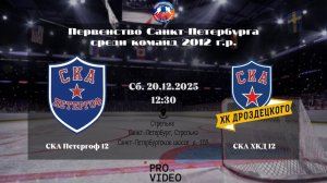 ХК "СКА Петергоф" 12 - ХК "СКА ХКД" 12 | 20.12.2025