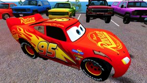 МУЛЬТИКИ ПРО МАШИНКИ: прыжок в ОБРЫВ и РАЗЛЕТ НА ЧАСТИ.