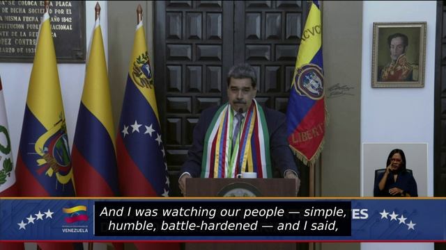 Мадуро "Мы будем защищать наш народ, который имеет право на свою землю, свои богатства и свою родину