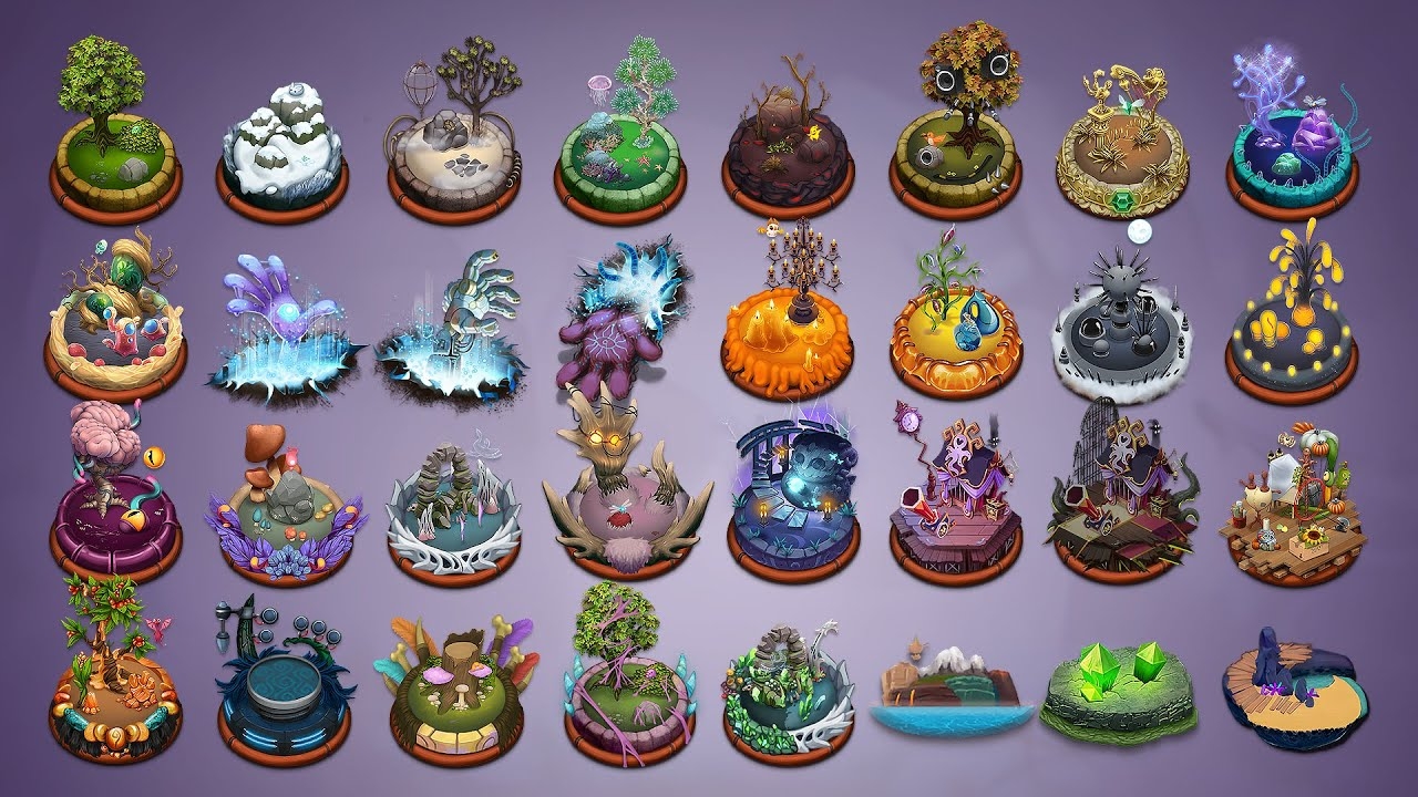 Все Острова - Мои Поющие Монстры Версия 5.2 - (My Singing Monsters, Msm All Island,  Мсм)