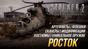 S.T.A.L.K.E.R. 2 - Росток (Все улучшения, флешки, костюмы, артефакты, оружие и сканеры)