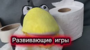 Развивающая игра из туалетной бумаги